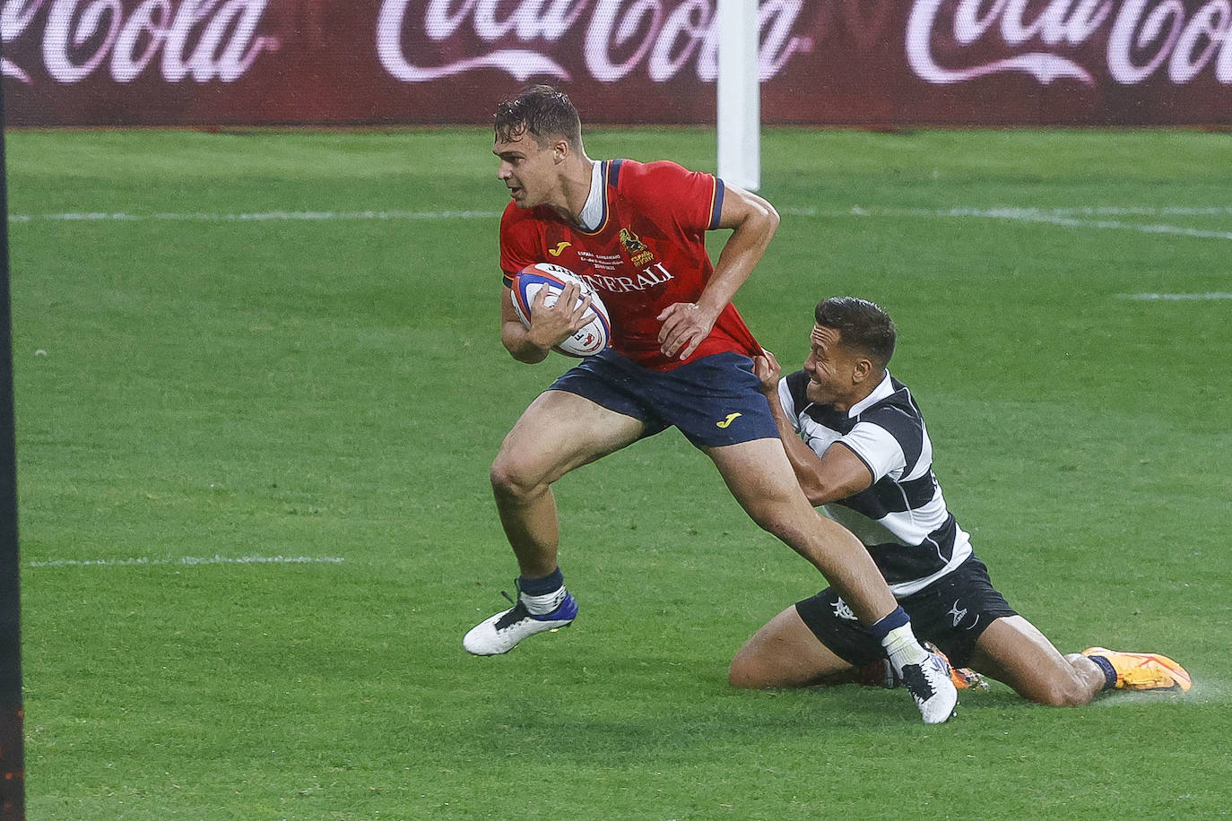 Fotos: Las mejores imágenes del rugby entre Barbarians y España