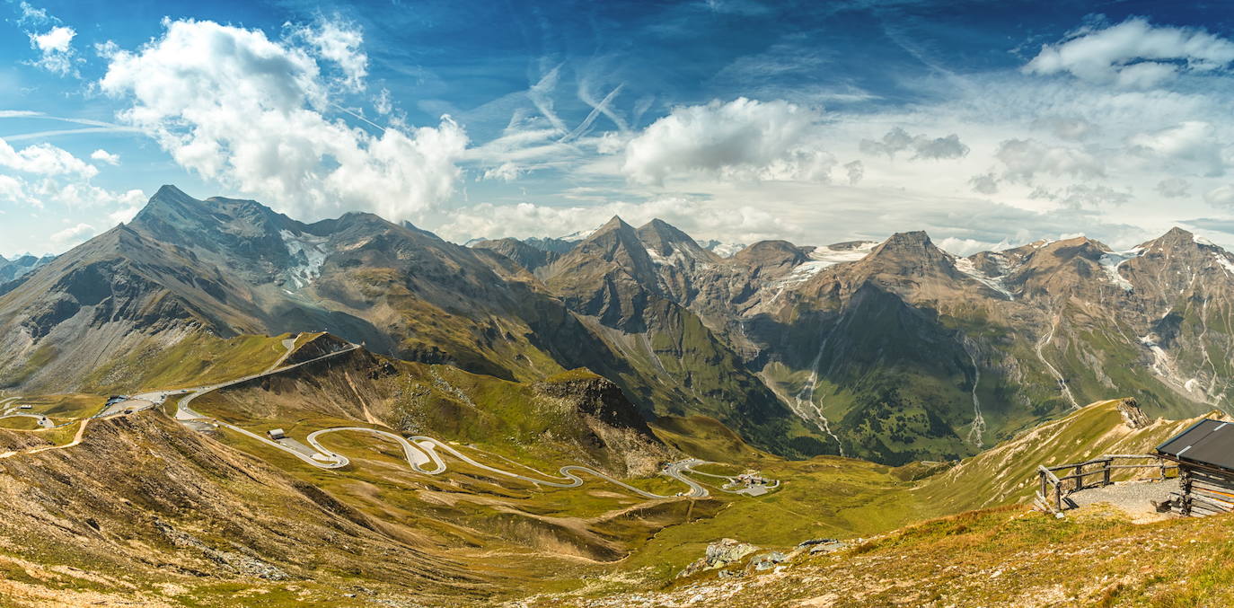 Carretera de Grossglockner (Austria) 3.798 metros.