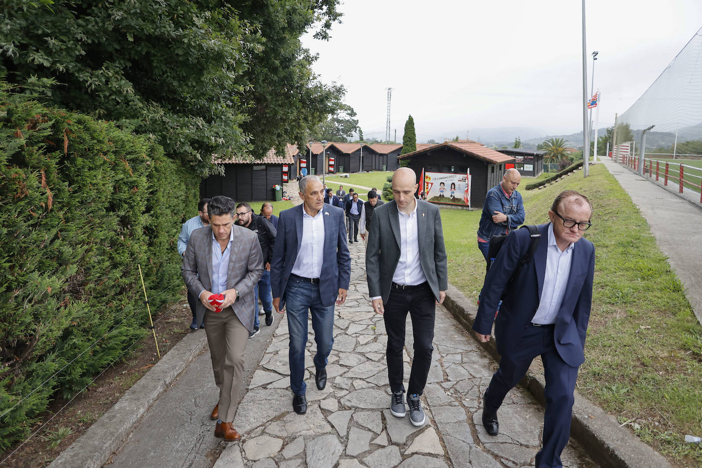 Fotos: El nuevo presidente del Sporting visita Mareo