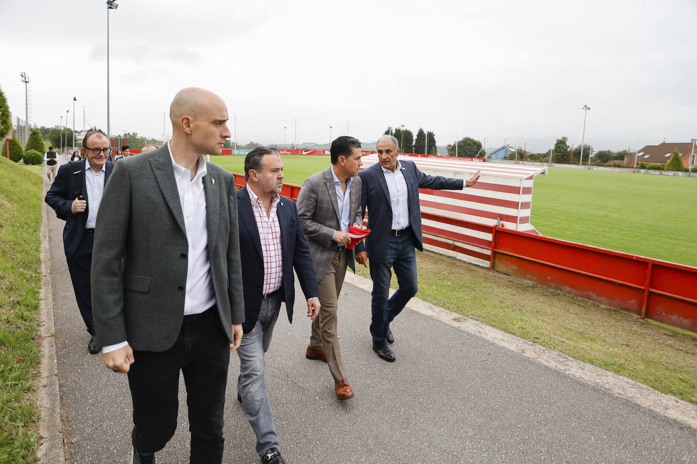 Fotos: El nuevo presidente del Sporting visita Mareo