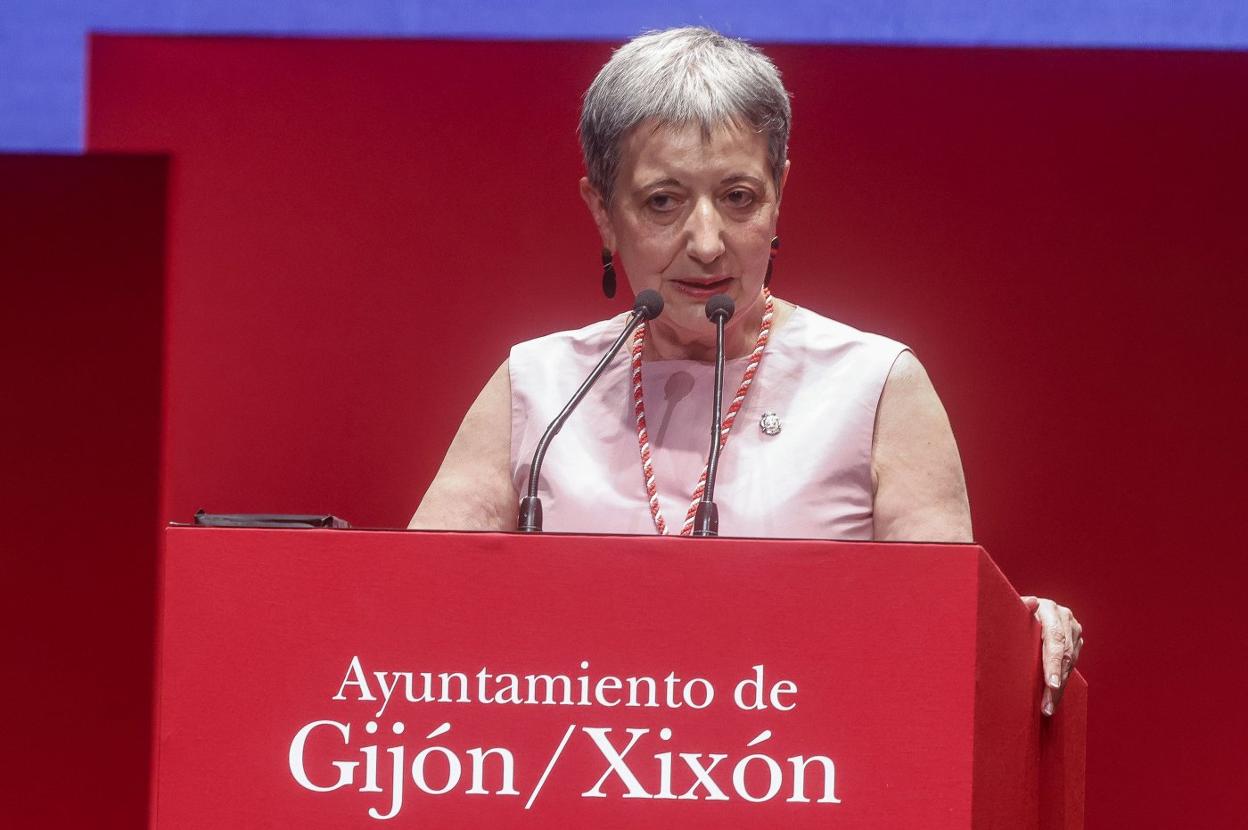 Felisa Soria, durante su intervención. 