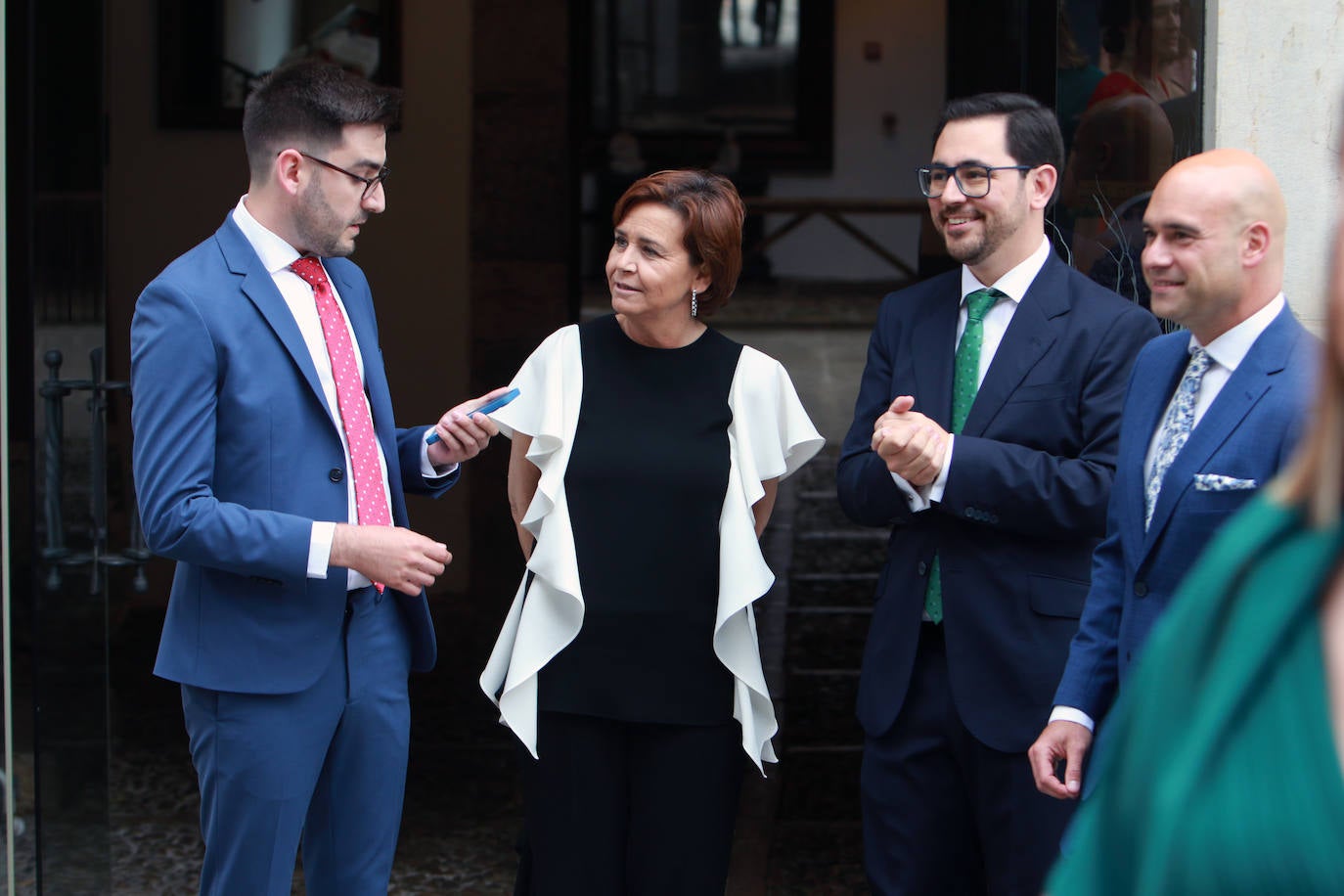 El portavoz y secretario general de Foro en Asturias y la valenciana Silvia Rodríguez se casaron este sábado en el Palacio Conde de Toreno, en Malleza