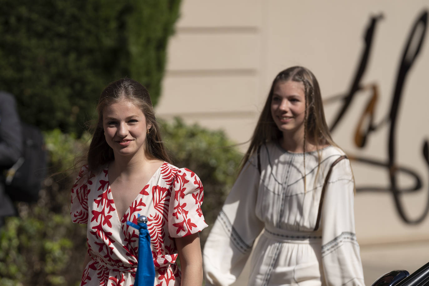 Los Reyes, la princesa Leonor y la infanta Sofía visitan Cataluña con motivo de la entrega de los premios de Fundación Princesa de Girona. Esta ha sido la primera vez que la heredera de la Corona ha visitado la provincia.