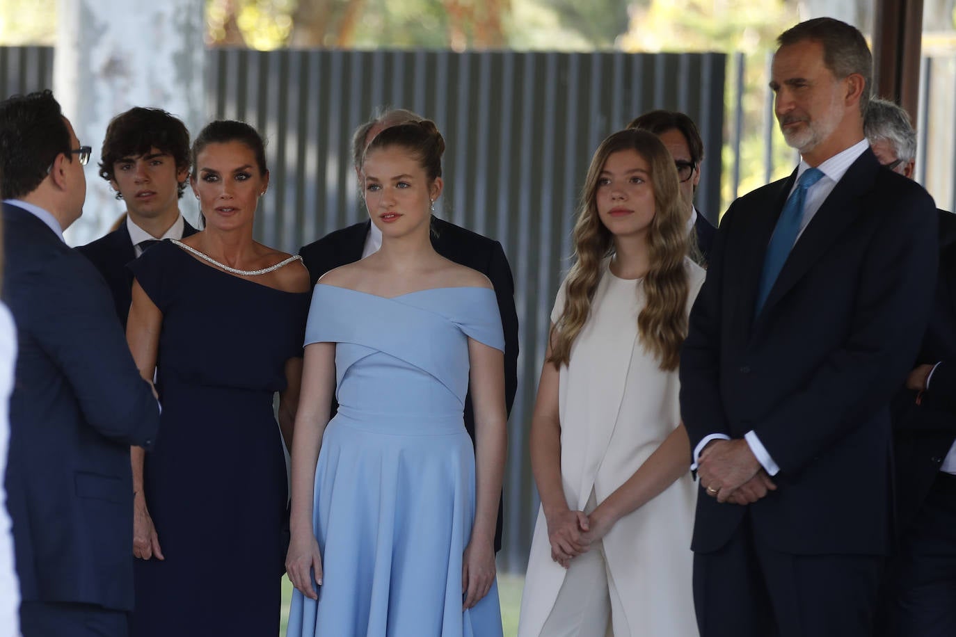 Los Reyes, la princesa Leonor y la infanta Sofía visitan Cataluña con motivo de la entrega de los premios de Fundación Princesa de Girona. Esta ha sido la primera vez que la heredera de la Corona ha visitado la provincia.