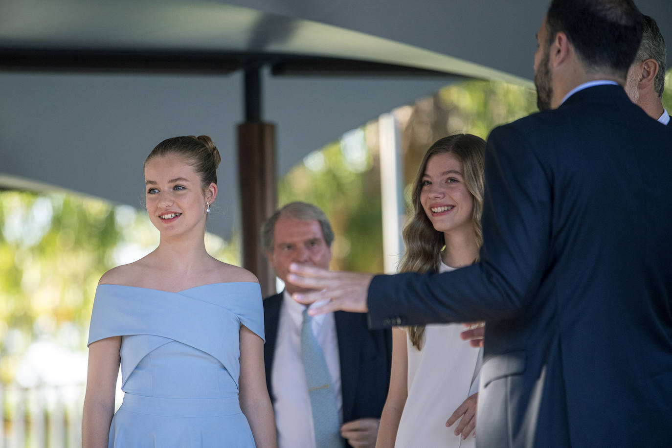 Los Reyes, la princesa Leonor y la infanta Sofía visitan Cataluña con motivo de la entrega de los premios de Fundación Princesa de Girona. Esta ha sido la primera vez que la heredera de la Corona ha visitado la provincia.