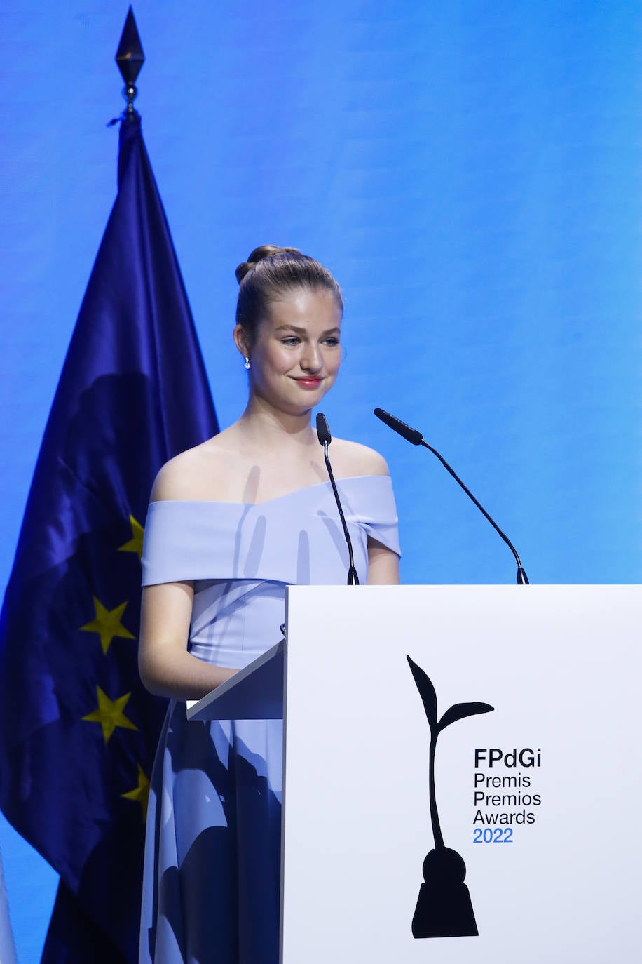 Los Reyes, la princesa Leonor y la infanta Sofía visitan Cataluña con motivo de la entrega de los premios de Fundación Princesa de Girona. Esta ha sido la primera vez que la heredera de la Corona ha visitado la provincia.