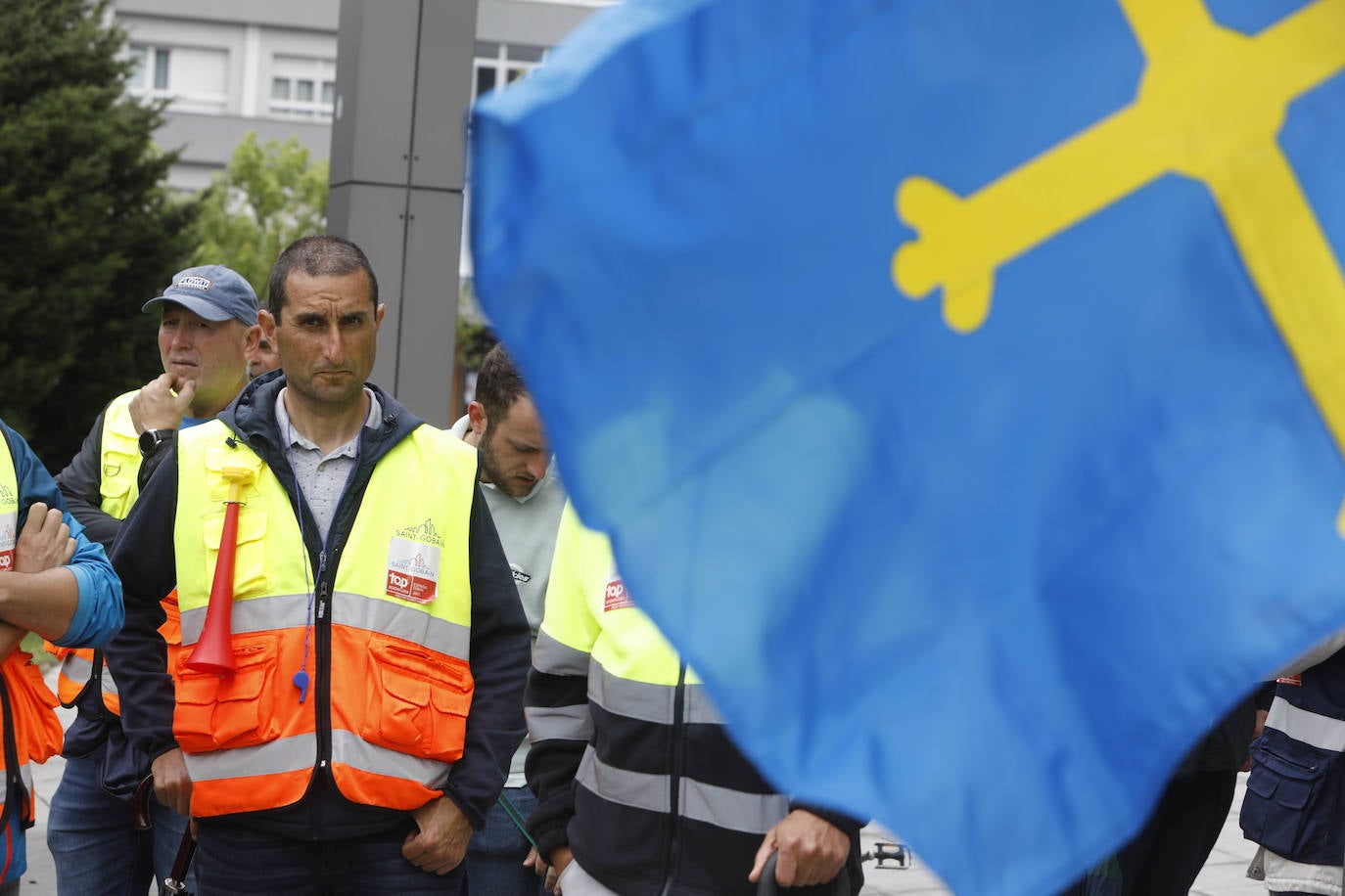 Fotos: Manifestación en defensa del empleo en Sain-Gobain