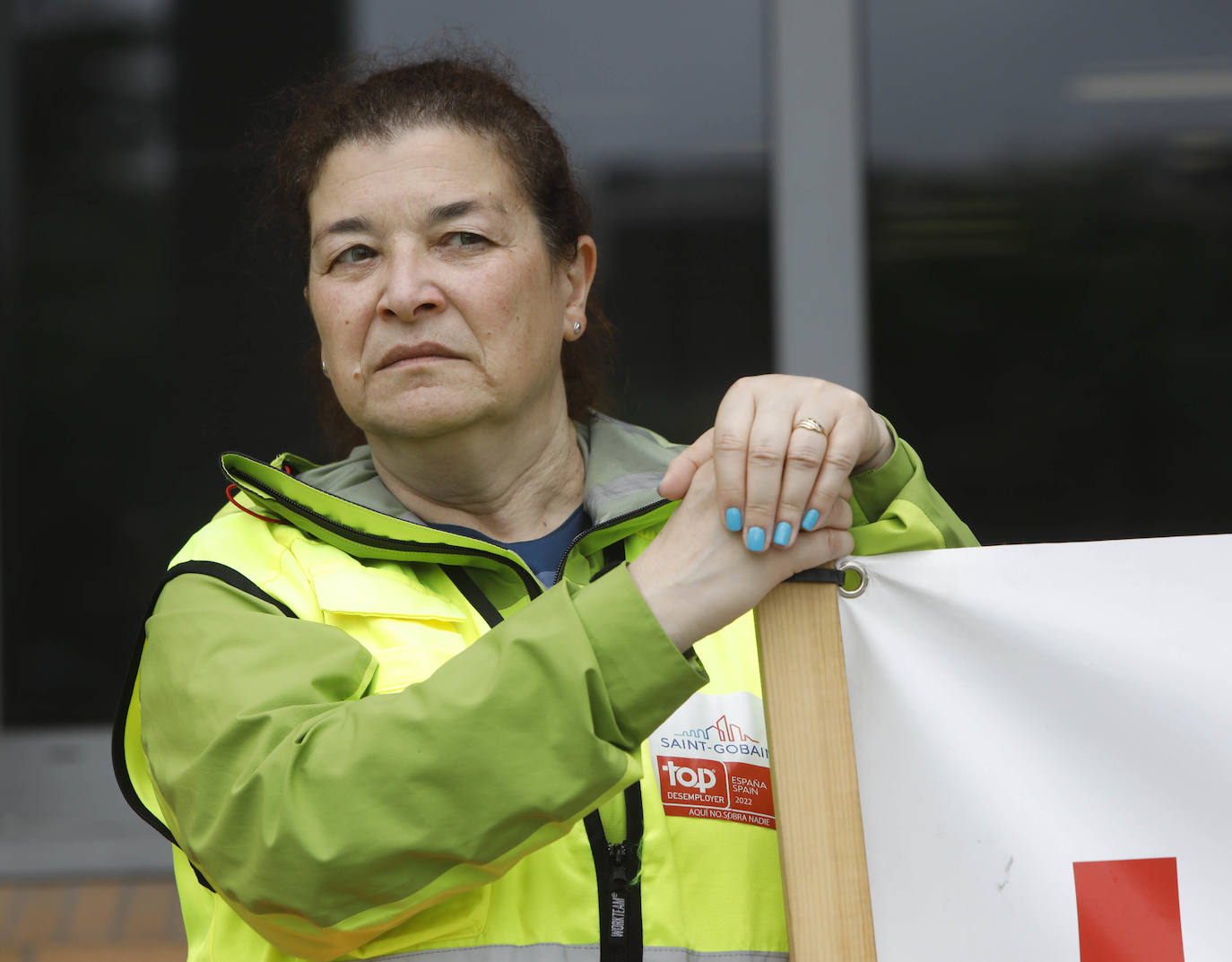 Fotos: Manifestación en defensa del empleo en Sain-Gobain