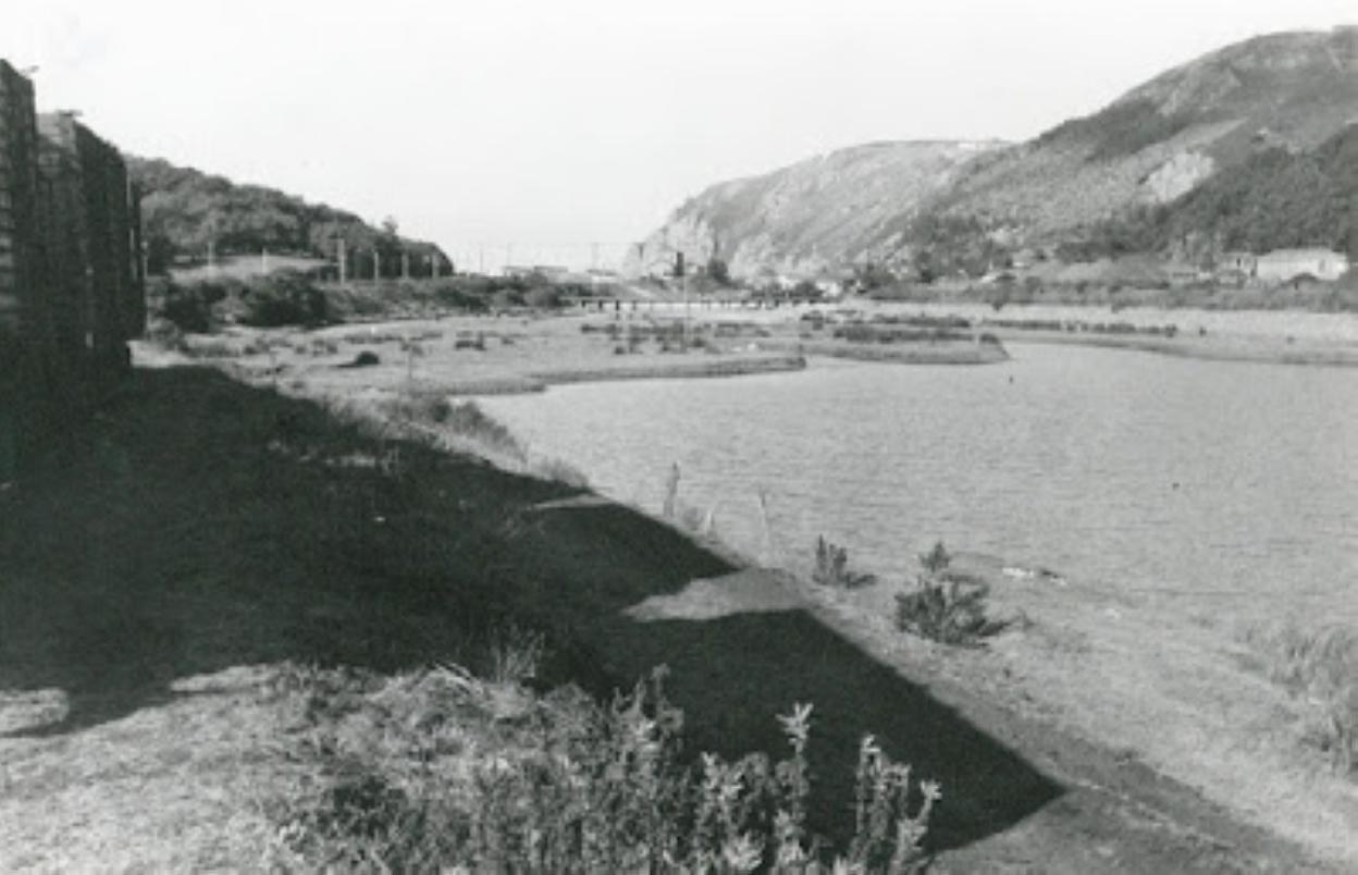 Aboño, en los años 60 del pasado siglo. 