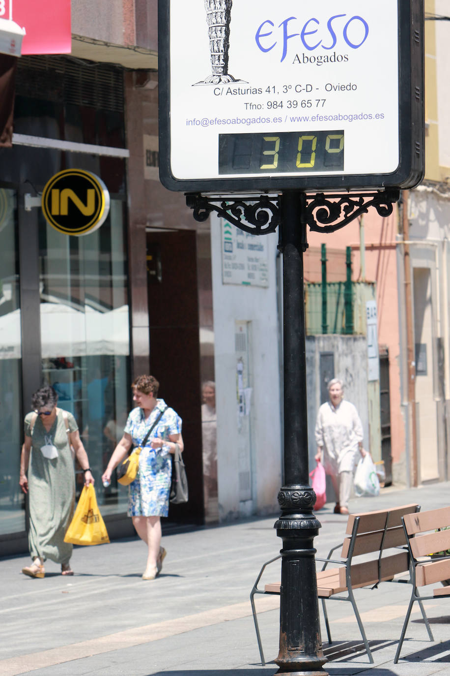 Fotos: Así afrontan el calor los asturianos