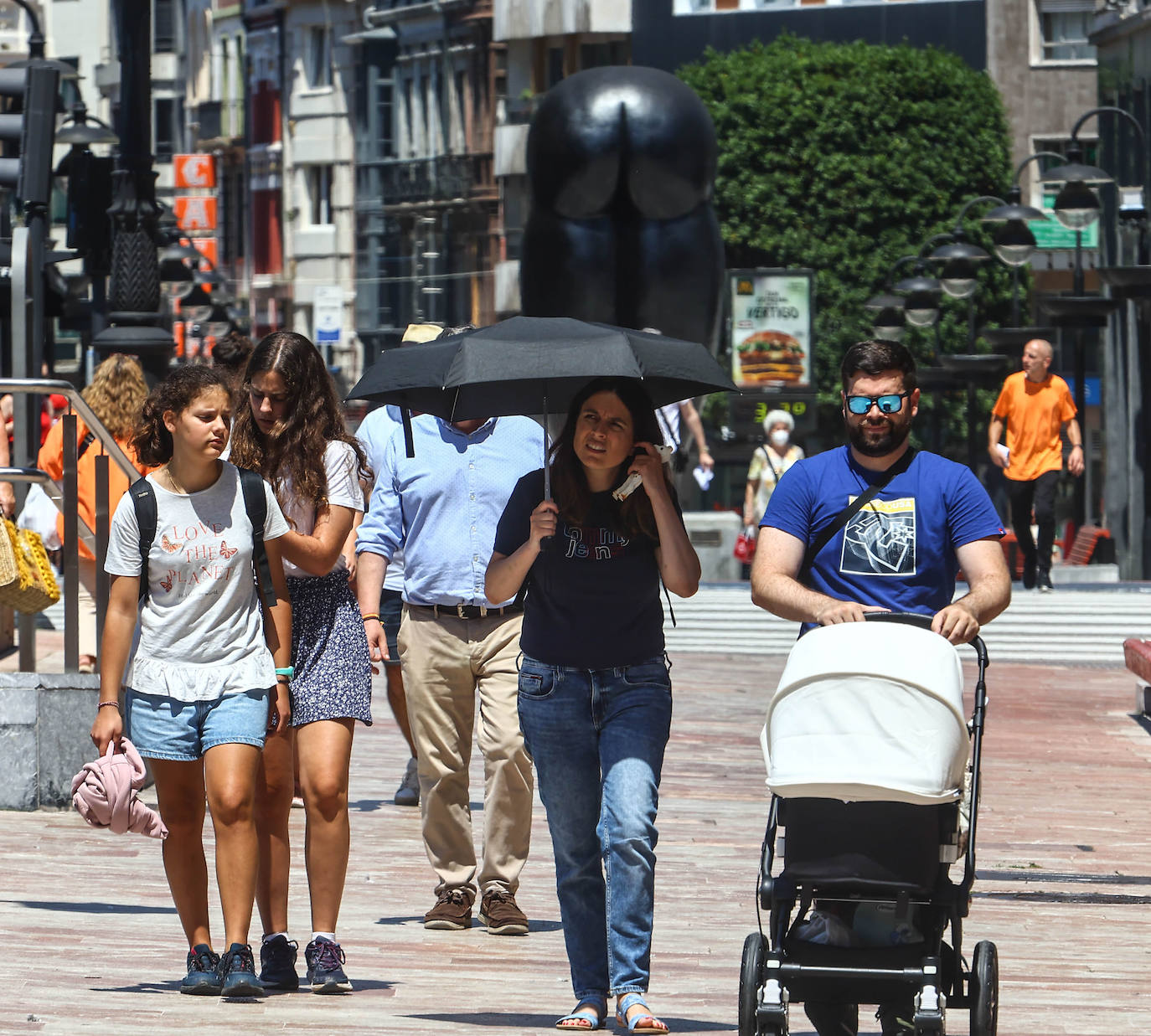 Fotos: Así afrontan el calor los asturianos