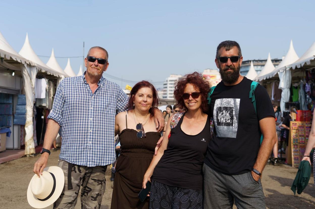 Mathew Creagh, Alicia Lacort, Nuria Horcajada y Antonio Frontán. 