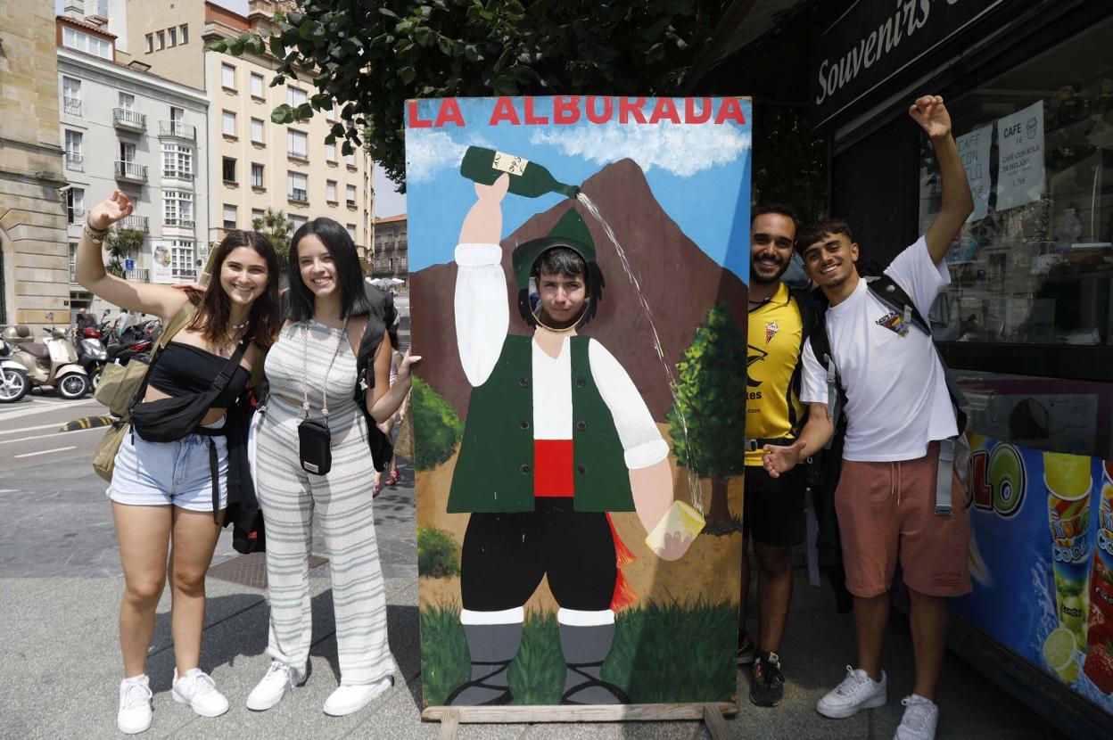 Daniela Pérez, Andrea Pérez, Yeremi Pino, Aday García y Bryan García. 