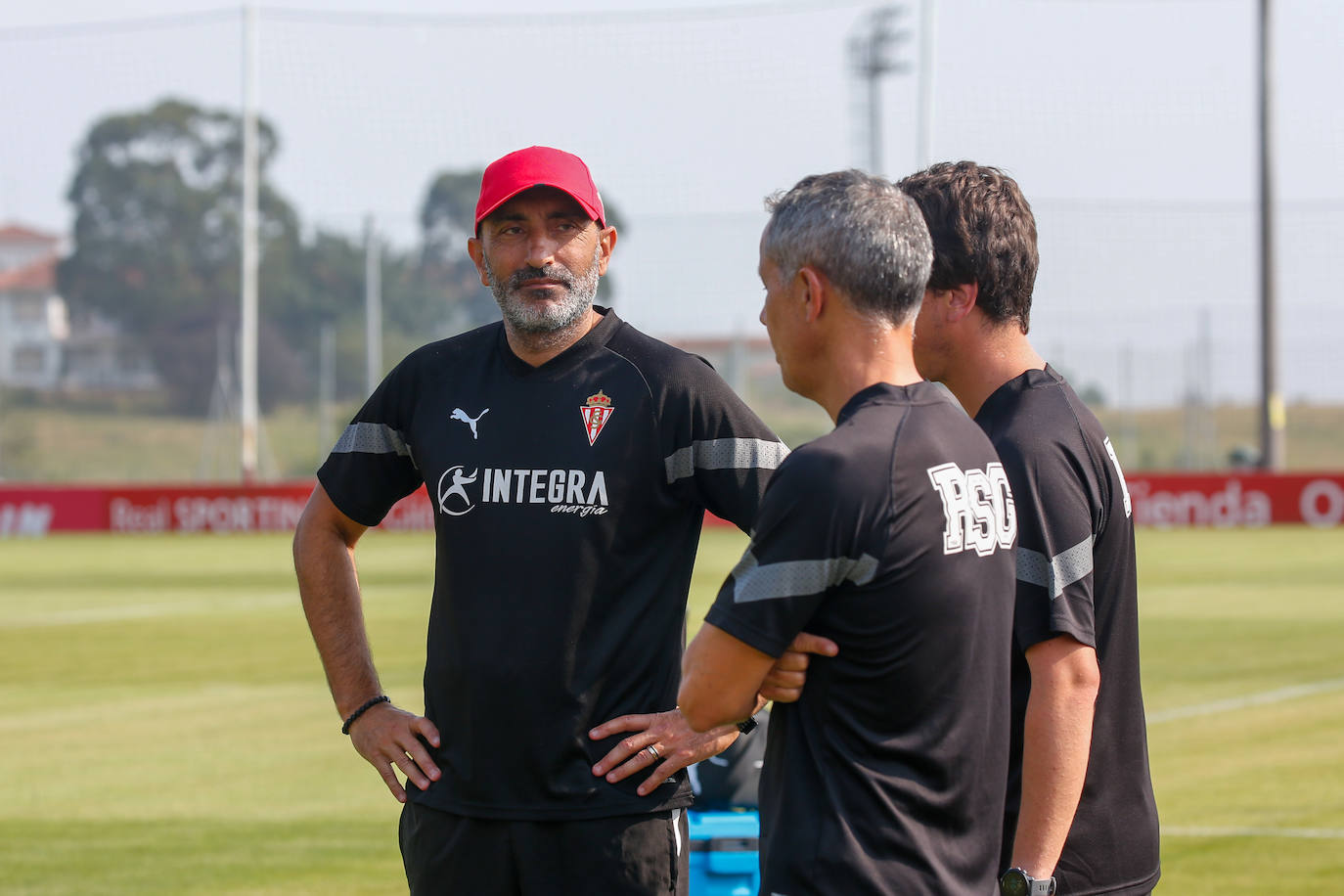 Fotos del Sporting: Partidillo de entrenamiento con mucha expectación