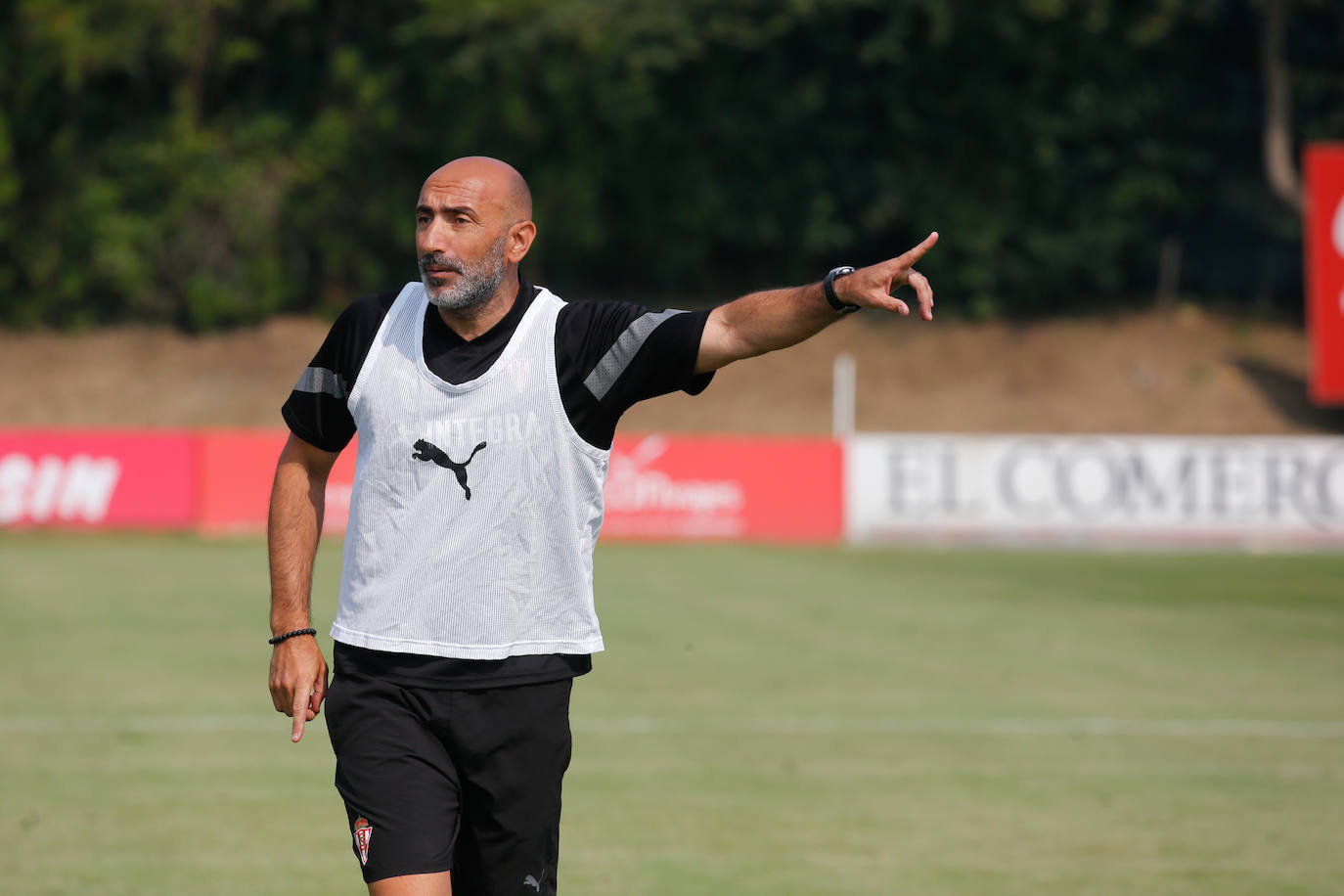 Fotos del Sporting: Partidillo de entrenamiento con mucha expectación