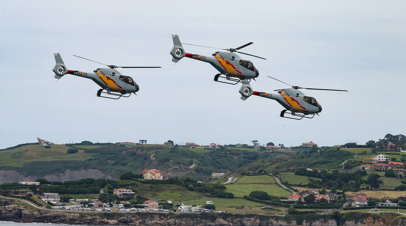 Fotos: Gijón ya disfruta del espectáculo del cielo