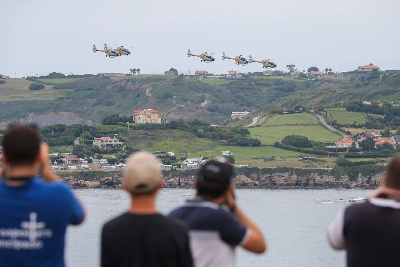 Fotos: Gijón ya disfruta del espectáculo del cielo