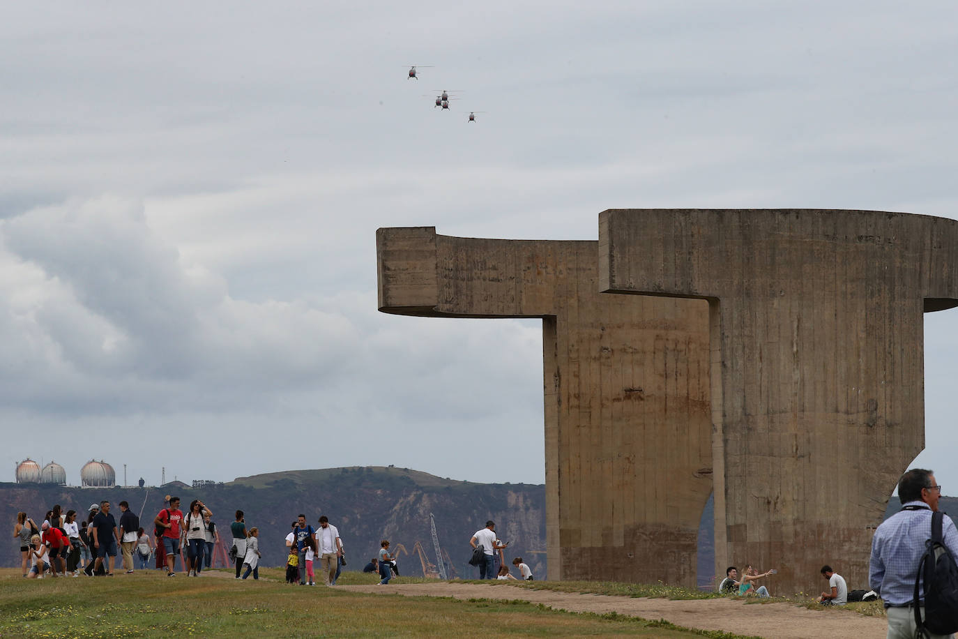 Fotos: Gijón ya disfruta del espectáculo del cielo