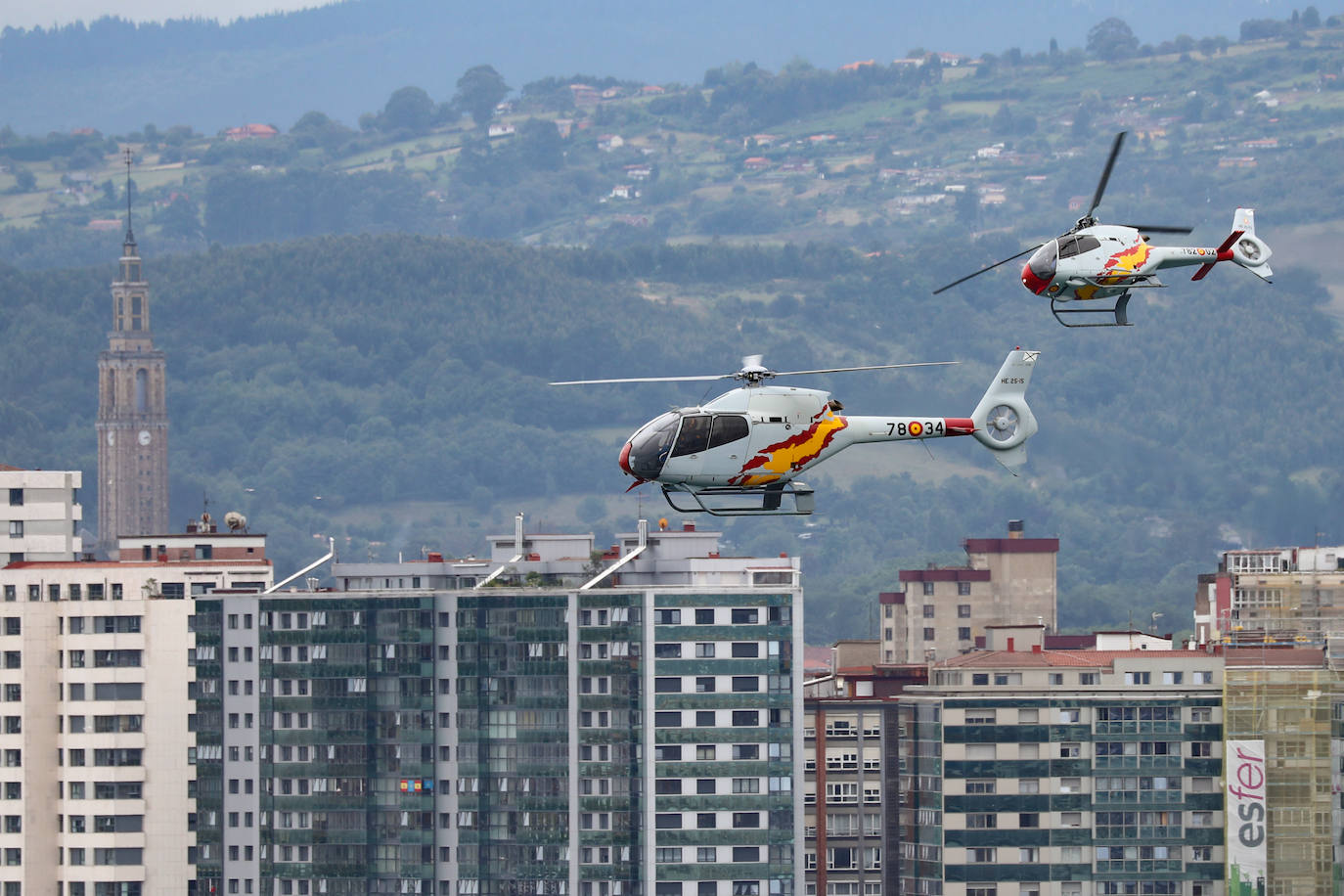 Fotos: Gijón ya disfruta del espectáculo del cielo