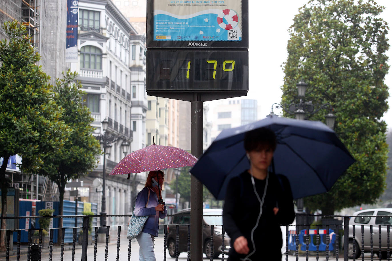 Fotos: Asturias vive una jornada casi otoñal en pleno verano