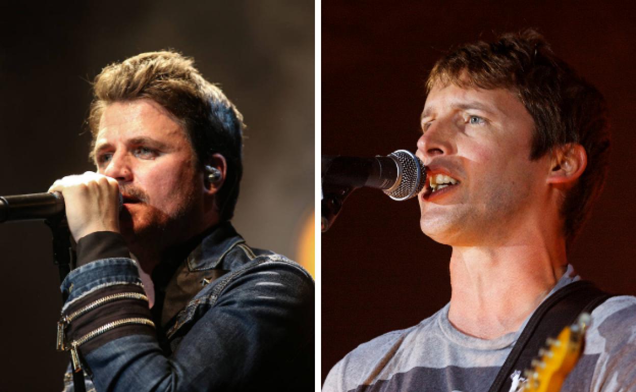 Planes en Asturias | Dani Martín y James Blunt actuarán en Gijón.
