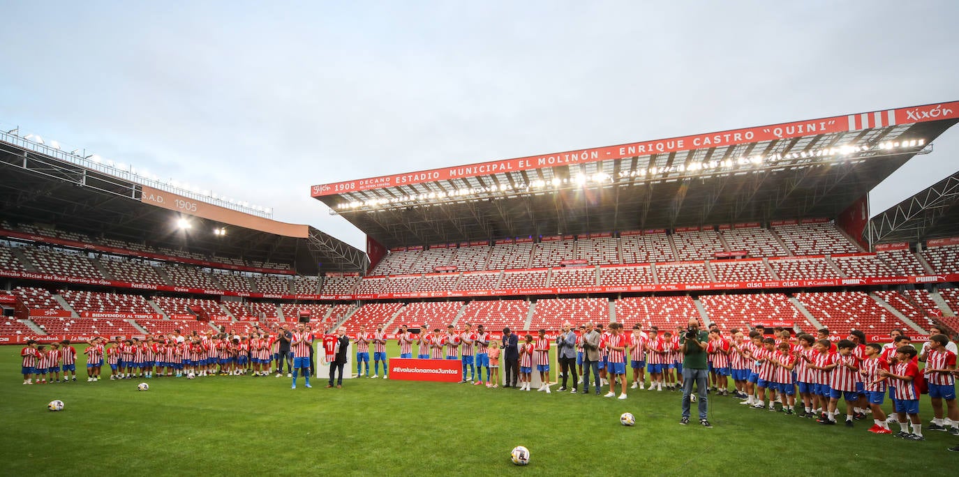 Fotos: Búscate en la presentación de los últimos fichajes del Sporting