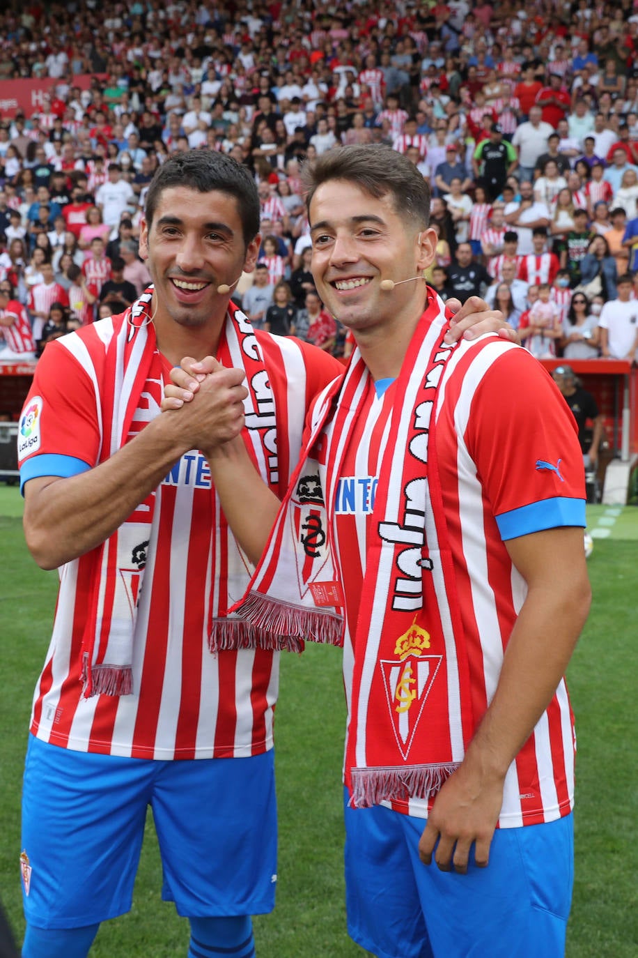 Fotos: Búscate en la presentación de los últimos fichajes del Sporting