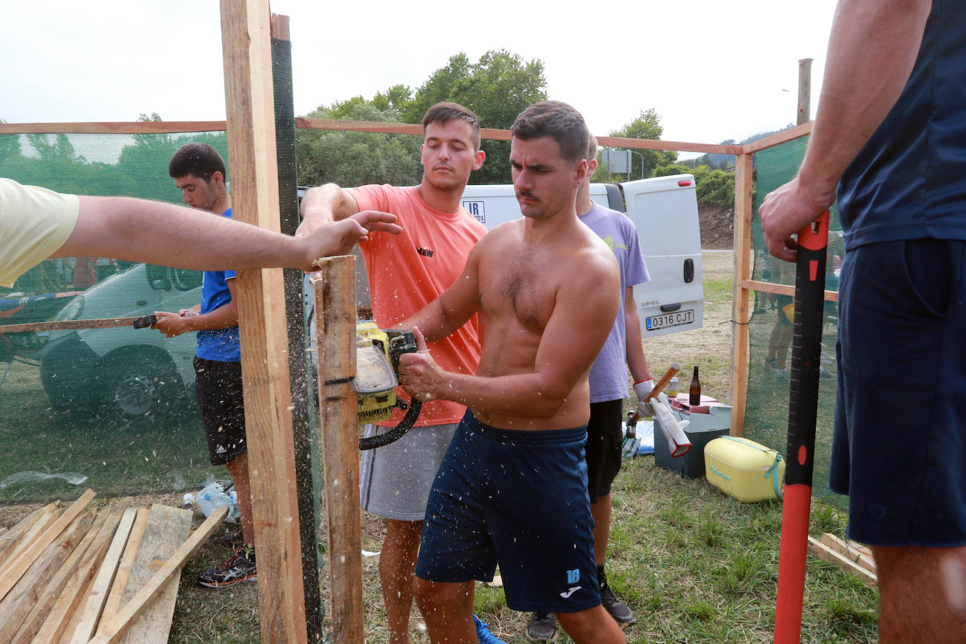 Fotos: Comienzan los preparativos para el Xiringüelu