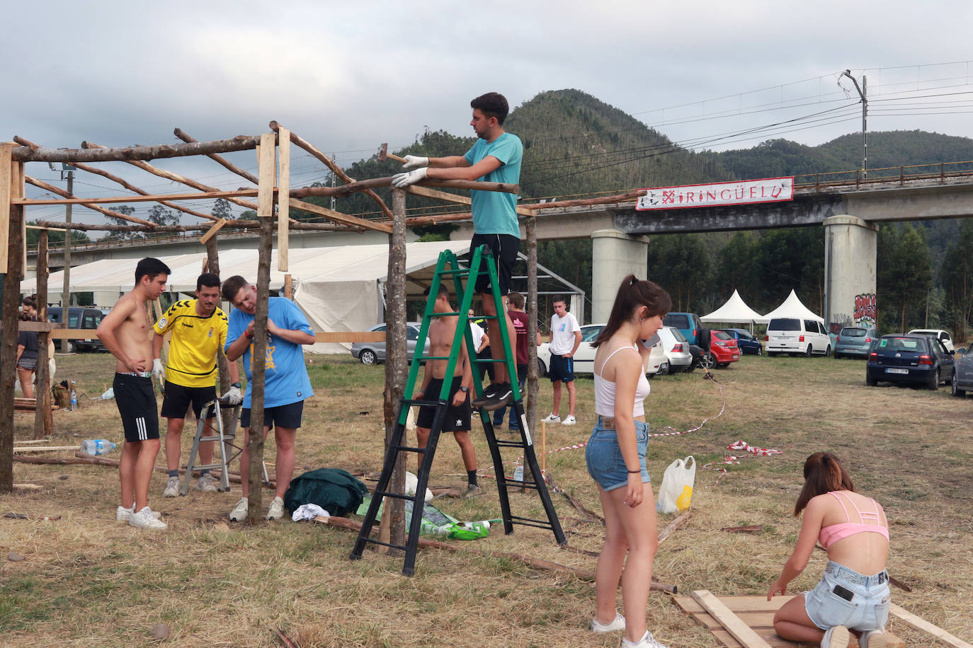 Fotos: Comienzan los preparativos para el Xiringüelu