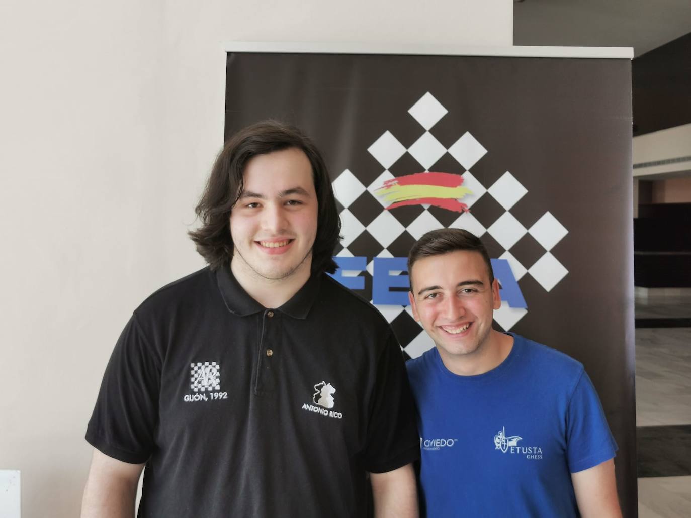 Eduardo Castro e Iyán Guedes destacaron en el Nacional rápido. JOSÉ ANTONIO CASTRO