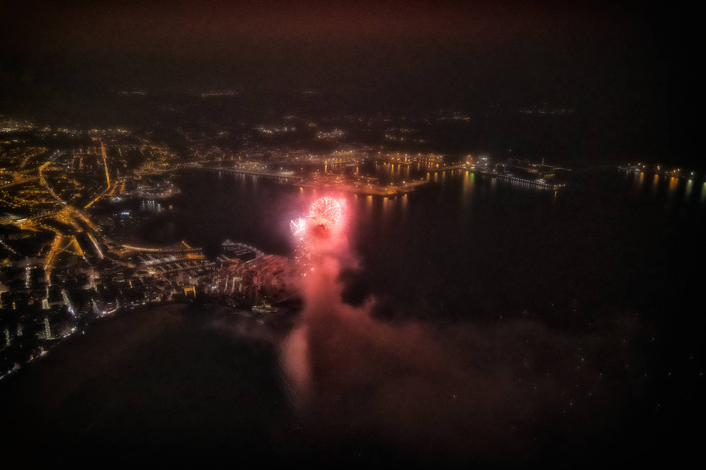 Fotos: Las impresionantes imágenes aéreas de los fuegos