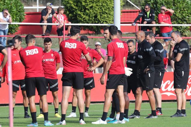 Fotos: Entrenamiento del Sporting (16-08-22)