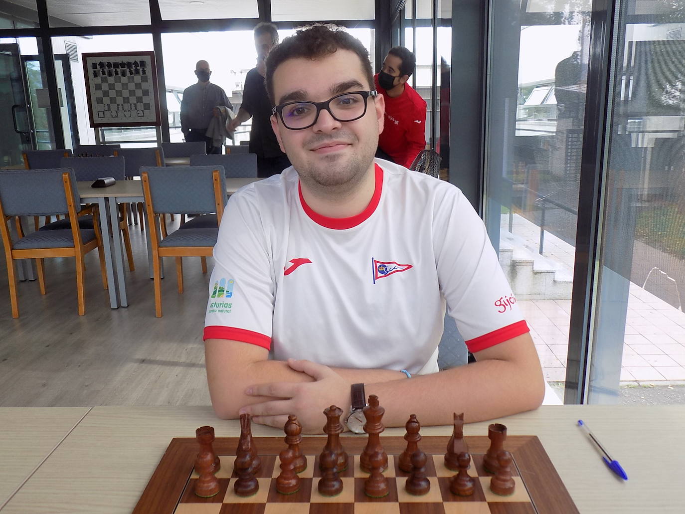 El ajedrecista gijonés Daniel Centrón.
