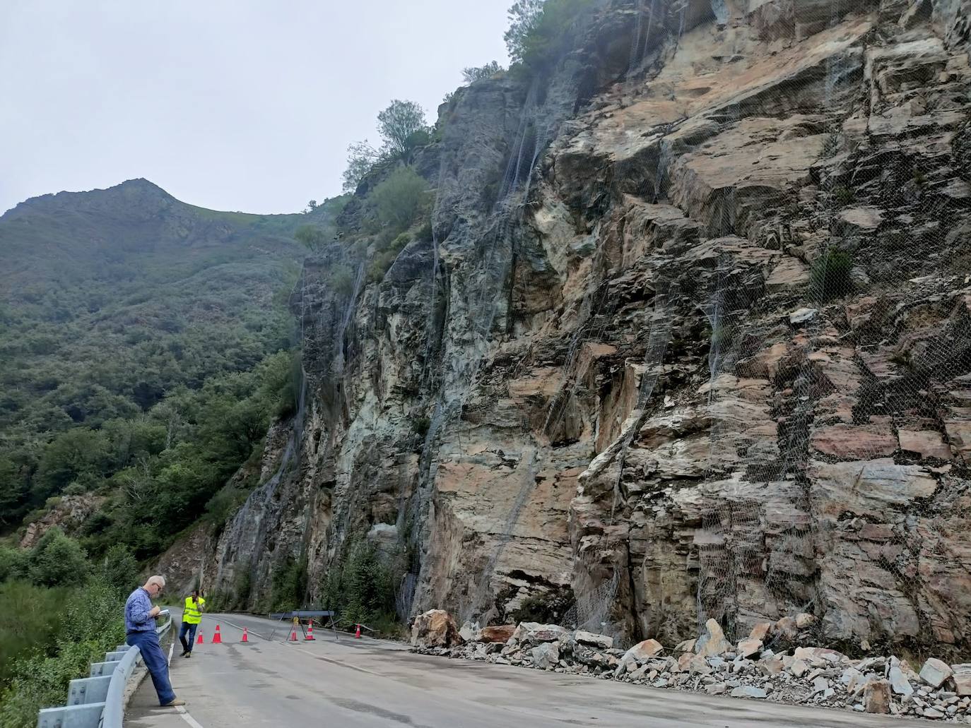 La comunicación por carretera en la AS-29 entre Ibias y Cangas del Narcea permanece desde la noche del miércoles interrumpida por un argayo, un nuevo incidente en el suroccidente de Asturias que se produce además en pleno verano.