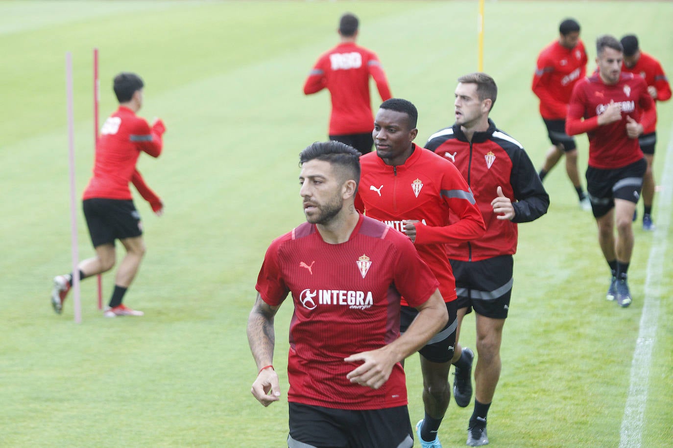 Fotos: Entrenamiento del Sporting (18-08-22)