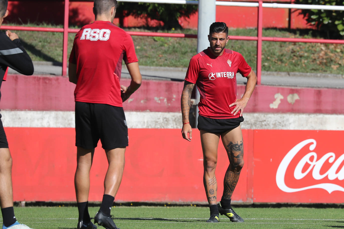 Fotos: Entrenamiento del Sporting (19/08/2022)