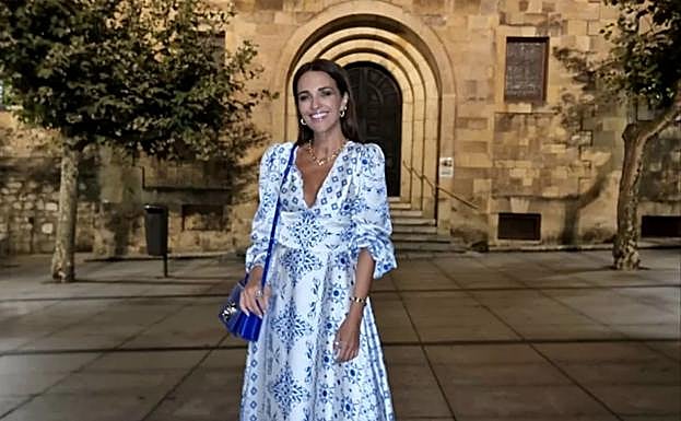 Paula Echevarría disfruta de la noche avilesina