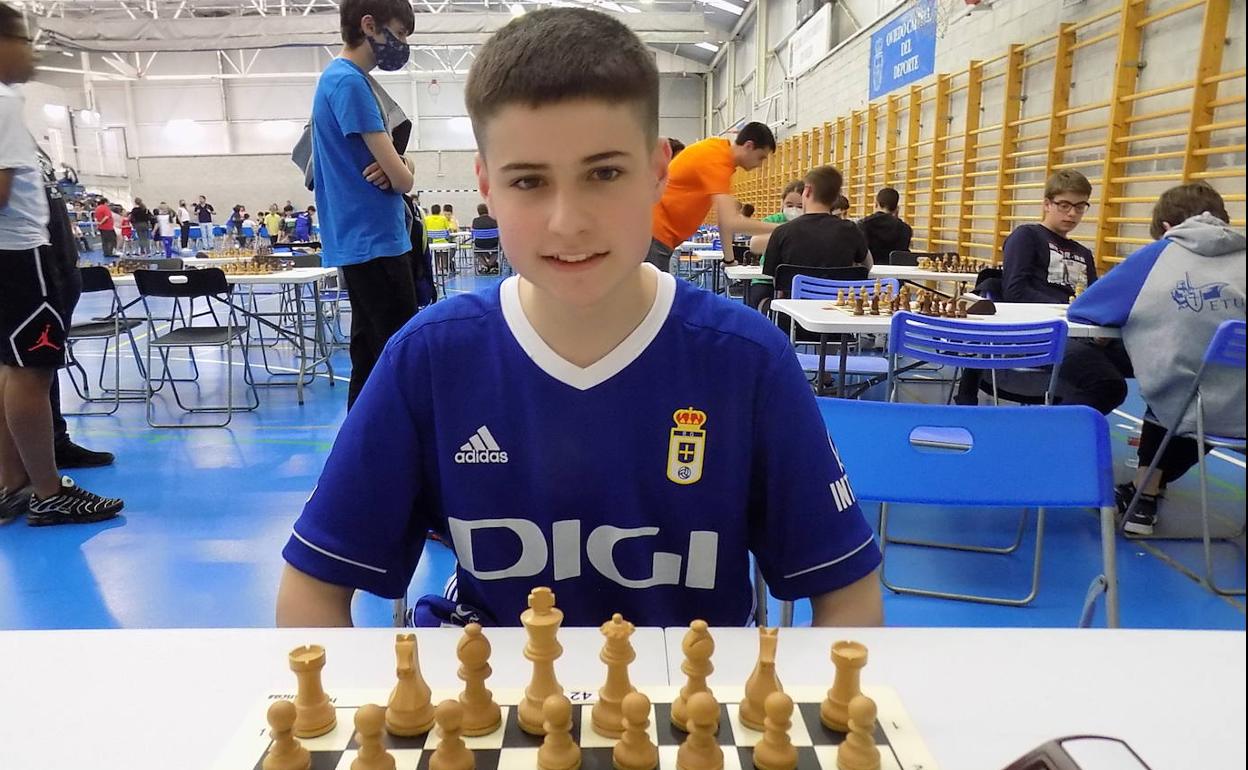 El talentoso ajedrecista asturiano Diego Vergara.