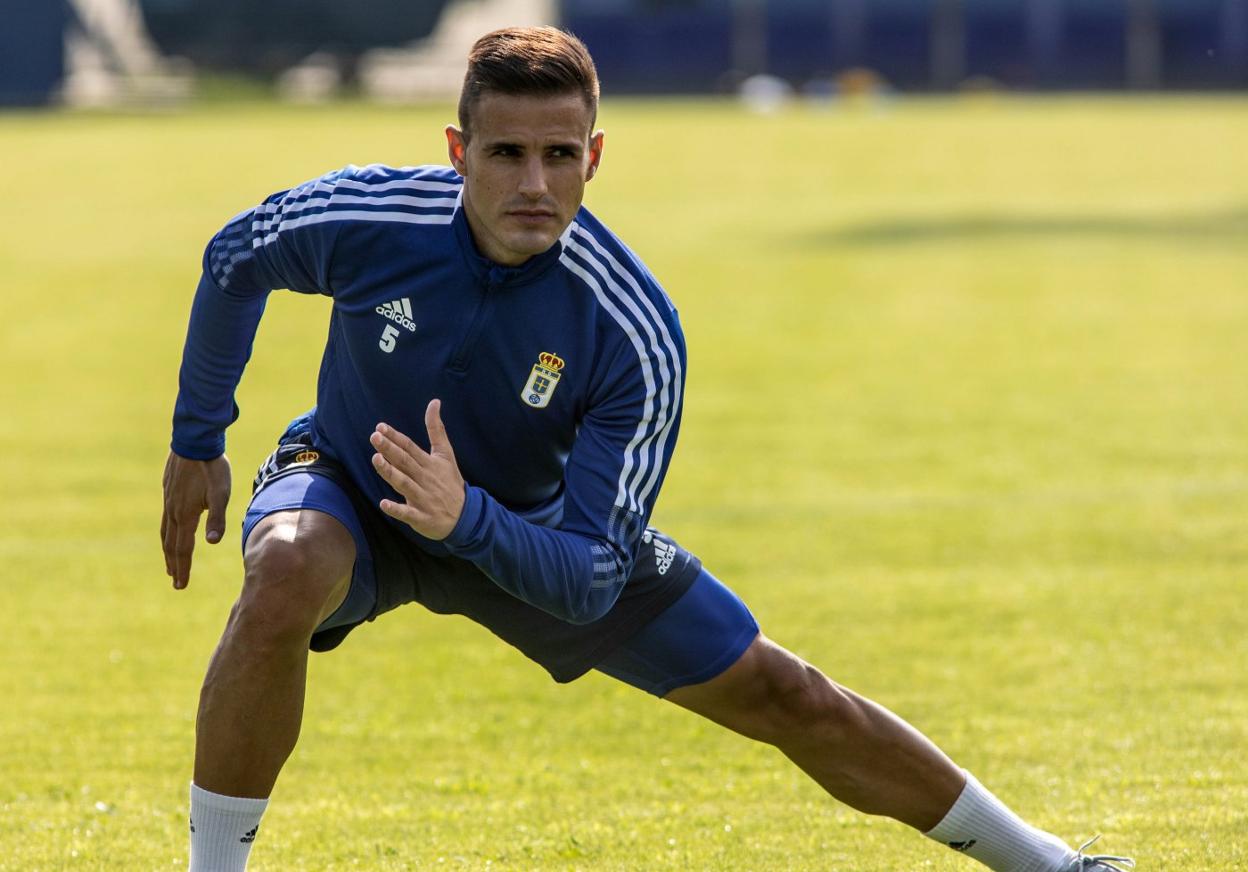 Luis Miguel Sánchez, 'Luismi', durante un entrenamiento. 