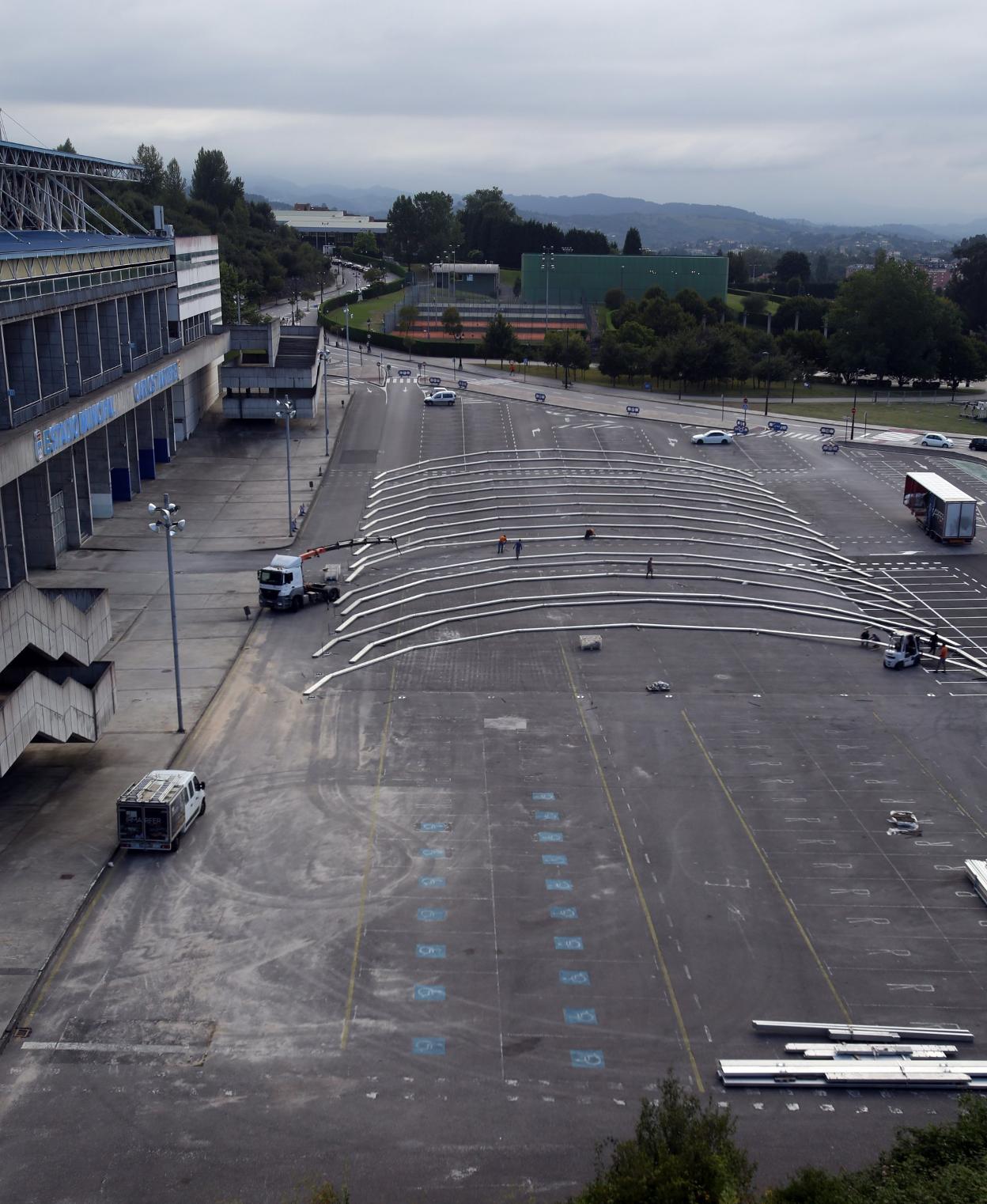 Recinto para los Conciertos de San Mateo 2022