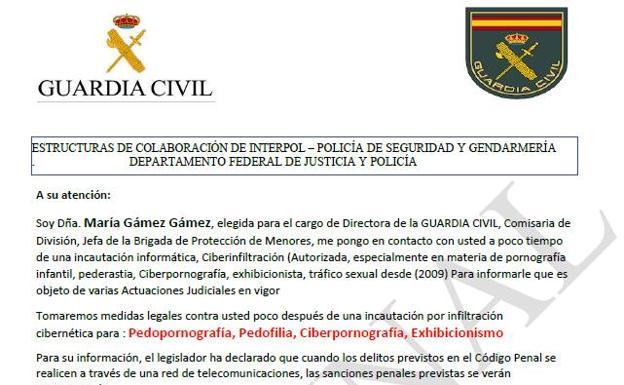 La Guardia Civil alerta de un nuevo fraude: si te llega este correo electrónico, no lo abras