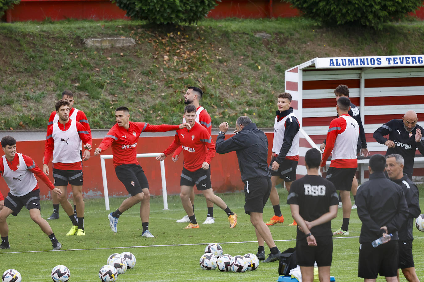 Fotos: Entrenamiento del Sporting (26-8-2022)