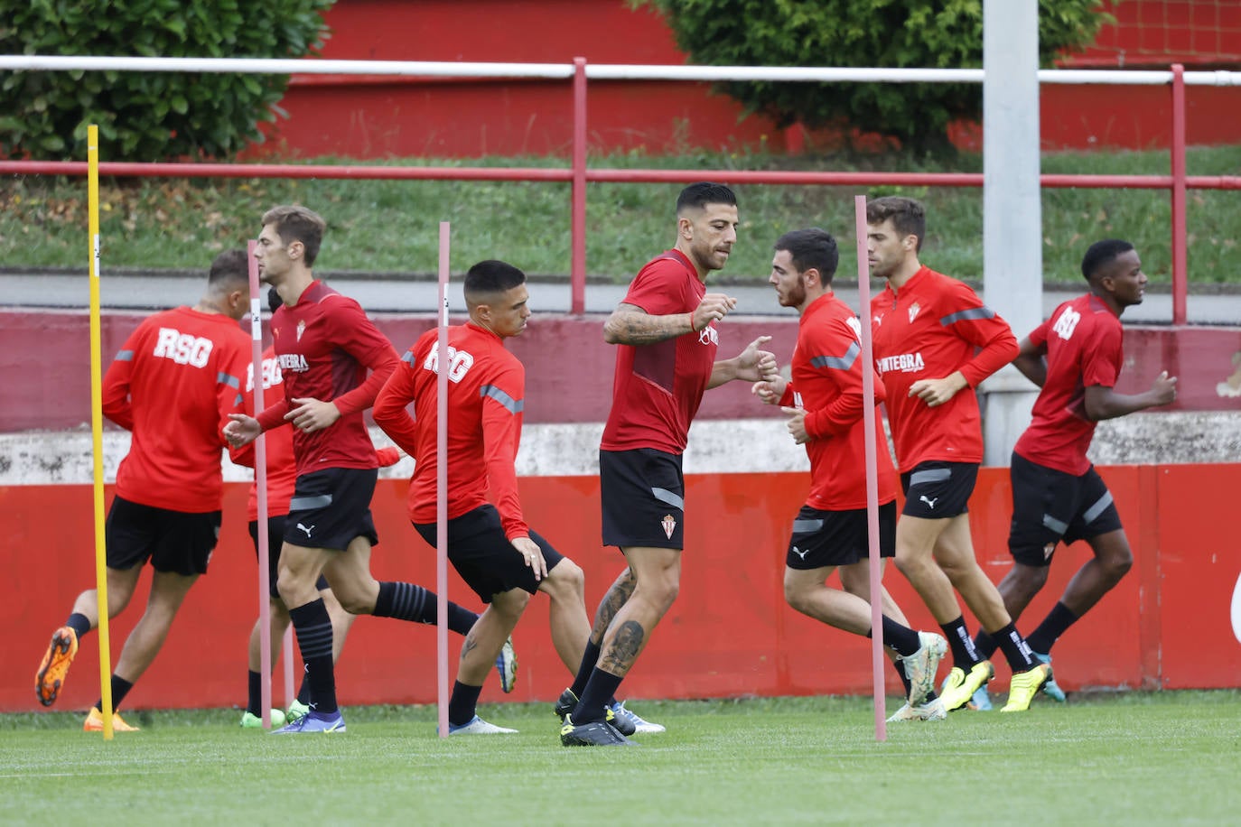 Fotos: Entrenamiento del Sporting (26-8-2022)