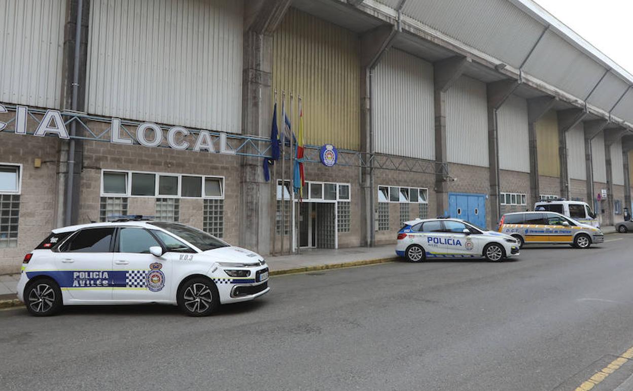 Imagen de archivo de la comisaría de la Policía Local de Avilés. 