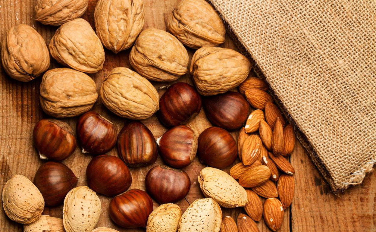 Los frutos secos son muy saludables. 