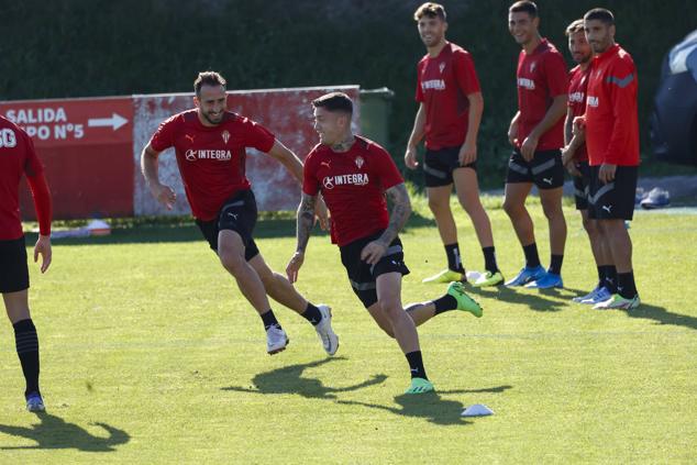 Fotos: Entrenamiento del Sporting (02-09-2022)