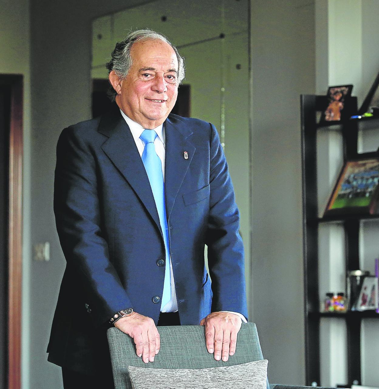 Federico González, en su domicilio en la capital ovetense.