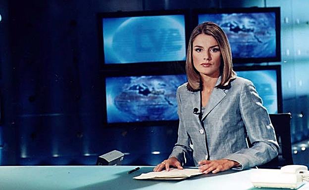 Durante su etapa como presentadora del 'Telediario'.