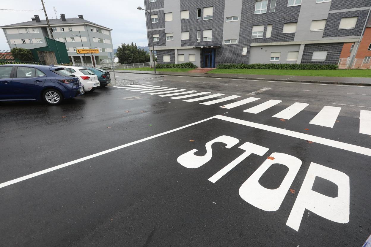 Una obras reciente de asfaltado. 