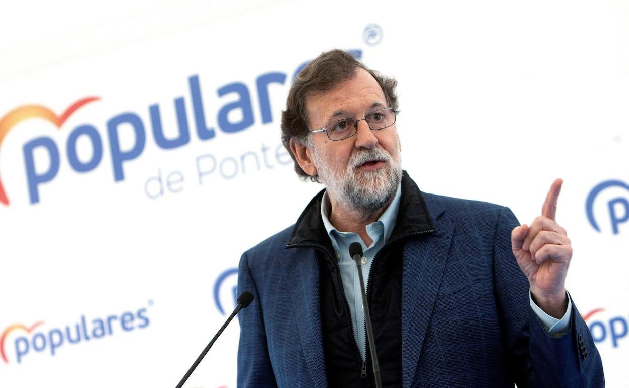 El expresidente del Gobierno Mariano Rajoy. 